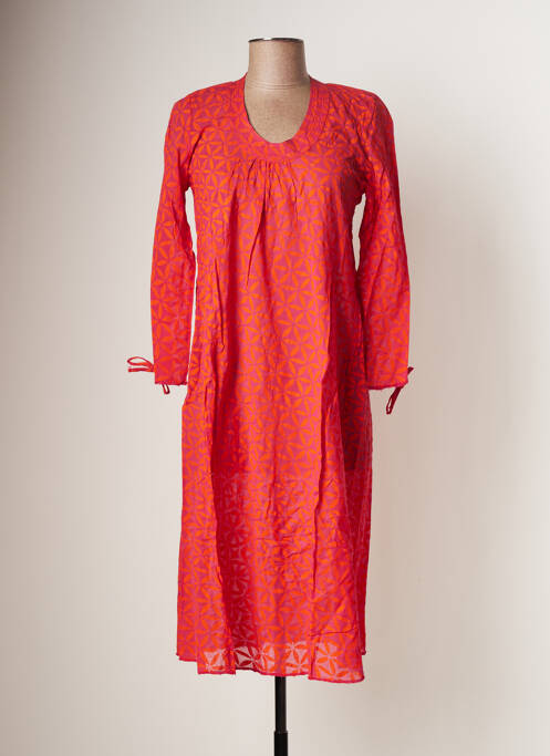 Rochie midi roz BAMBOO'S femeie