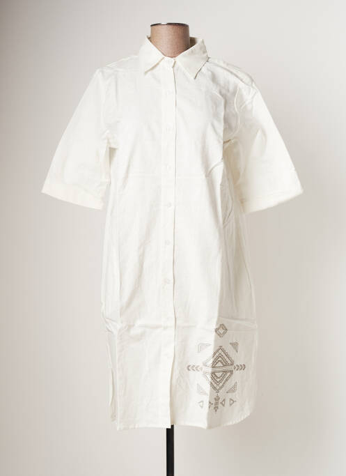 Rochie midi alb BAMBOO'S femeie