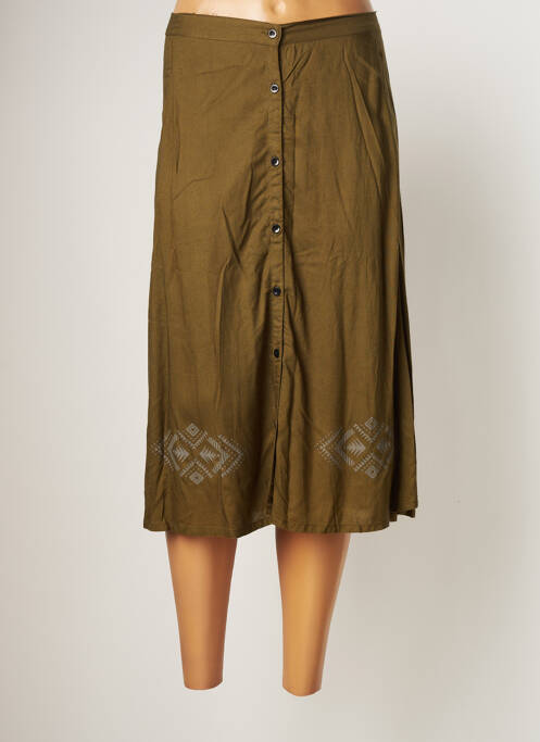 Fustă midi verde BAMBOO'S femeie