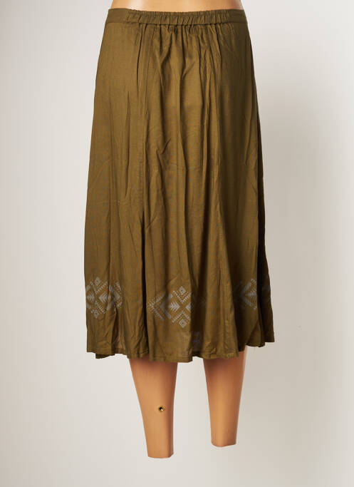 Fustă midi verde BAMBOO'S femeie
