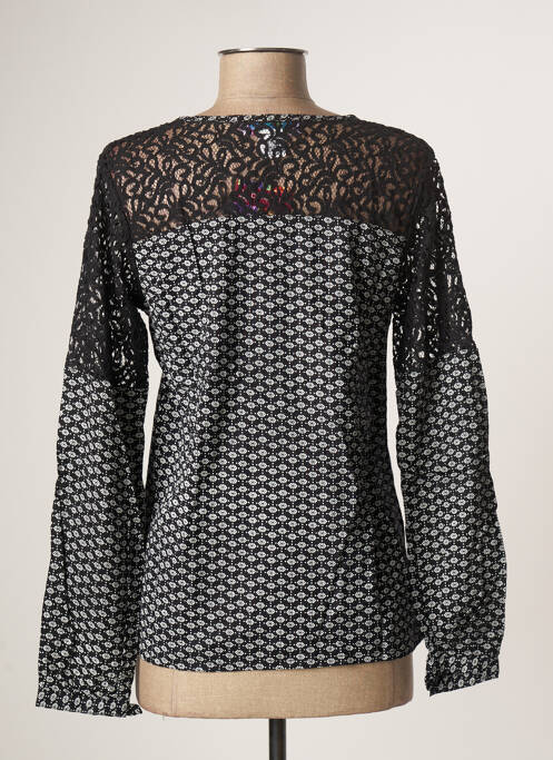 Top negru BAMBOO'S femeie