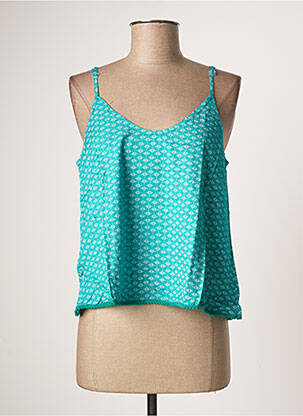 Top albastru BAMBOO'S femeie