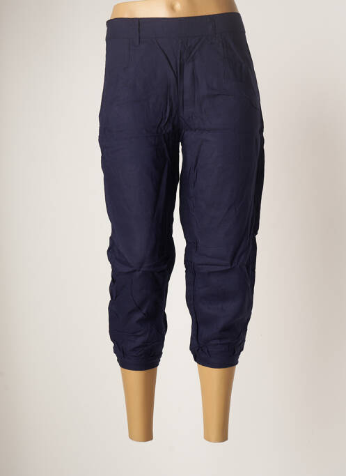 Pantalon trei sferturi albastru BAMBOO'S femeie