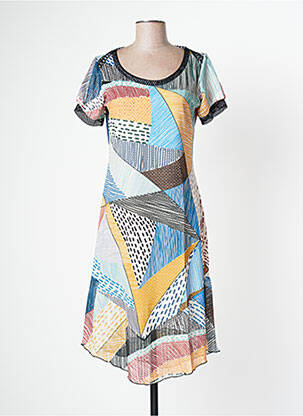 Rochie midi albastru LO! LES FILLES femeie