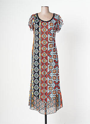 Rochie lungă negru LO! LES FILLES femeie