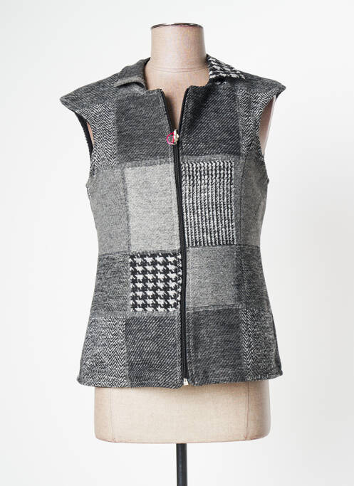 Vestă fără mâneci gri LO! LES FILLES femeie