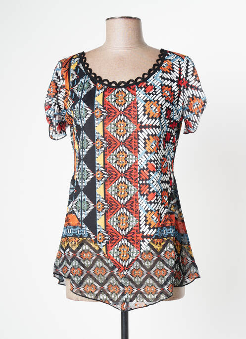 Top portocaliu LO! LES FILLES femeie