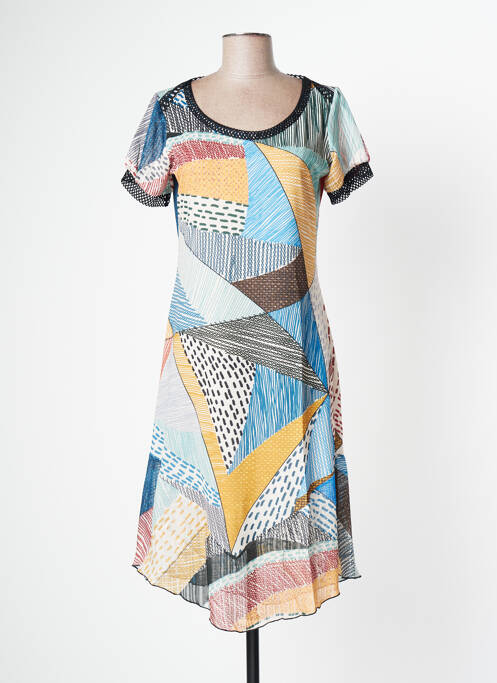 Rochie midi albastru LO! LES FILLES femeie