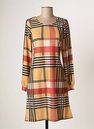 Rochie pulover portocaliu LO! LES FILLES femeie