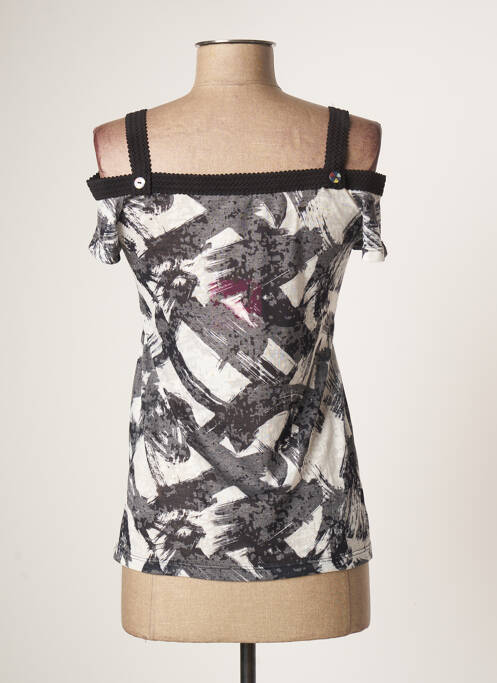 Top gri LO! LES FILLES femeie