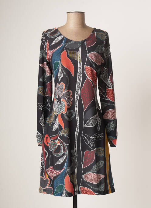 Rochie pulover gri LO! LES FILLES femeie