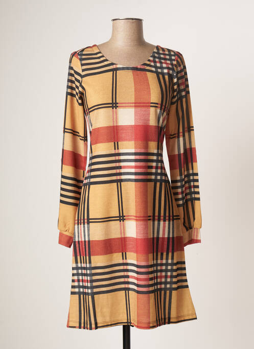 Rochie pulover portocaliu LO! LES FILLES femeie