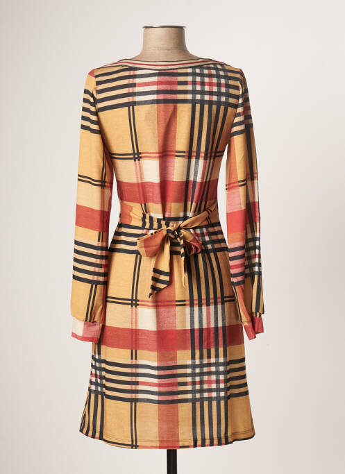 Rochie pulover portocaliu LO! LES FILLES femeie