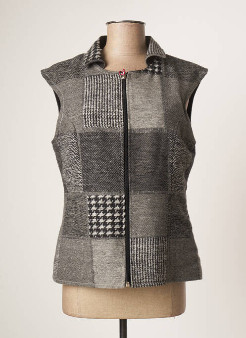 Vestă fără mâneci gri LO! LES FILLES femeie