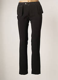 Pantalon slim elasticitate mărime normală negru LO! LES FILLES femme