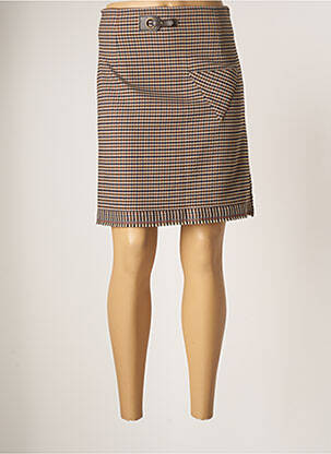 Fustă scurtă bej LO! LES FILLES femeie