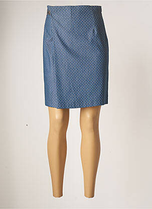 Fustă scurtă albastru LO! LES FILLES femeie