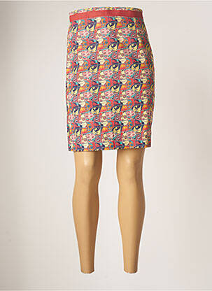 Fustă midi portocaliu LO! LES FILLES femeie