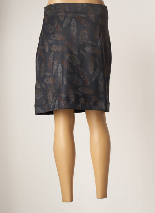 Fustă midi negru LO! LES FILLES femeie