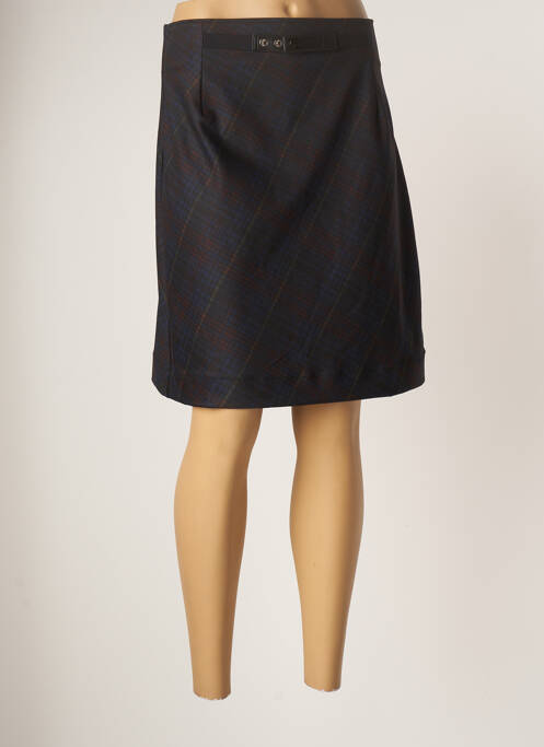 Fustă midi albastru LO! LES FILLES femeie