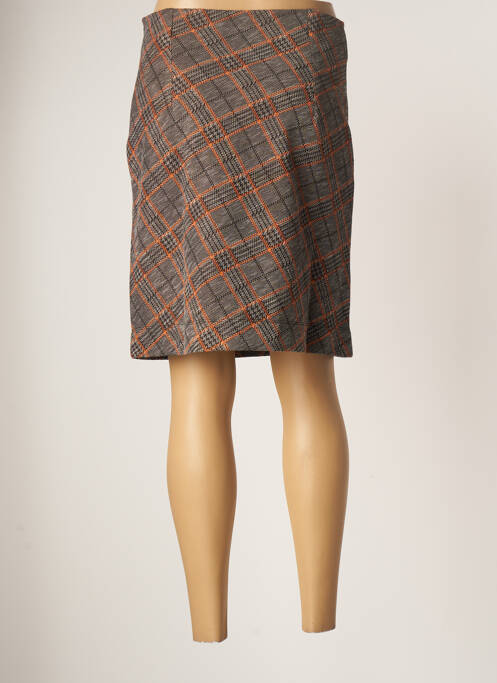 Fustă midi negru LO! LES FILLES femeie