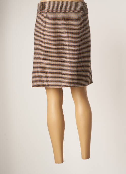 Fustă scurtă bej LO! LES FILLES femeie