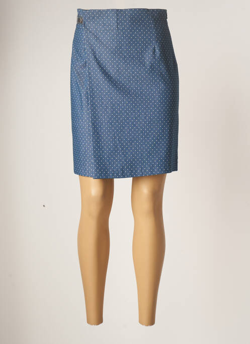 Fustă scurtă albastru LO! LES FILLES femeie