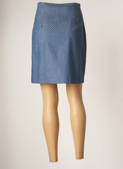 Fustă scurtă albastru LO! LES FILLES femeie