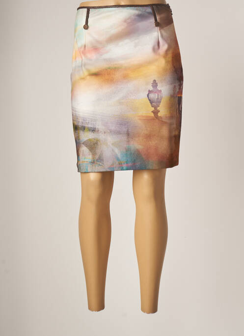 Fustă midi maro LO! LES FILLES femeie