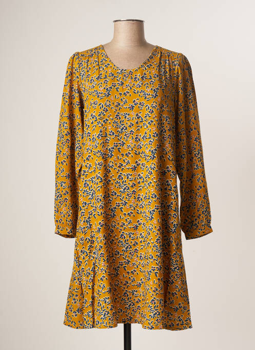 Rochie midi galben AGATHE & LOUISE femeie