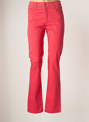 Pantalon drept roz CRN-F3 femeie