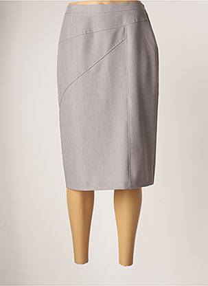 Fustă midi gri GRIFFON femeie