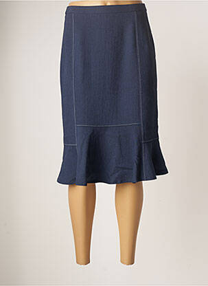 Fustă midi albastru FRANCE RIVOIRE femeie