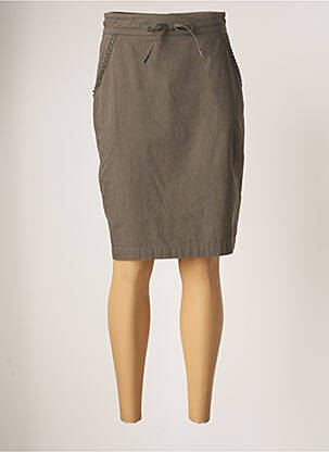 Fustă midi verde GRIFFON femeie