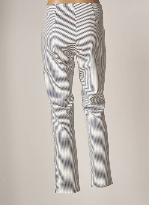 Pantalon drept alb DIVAS femeie