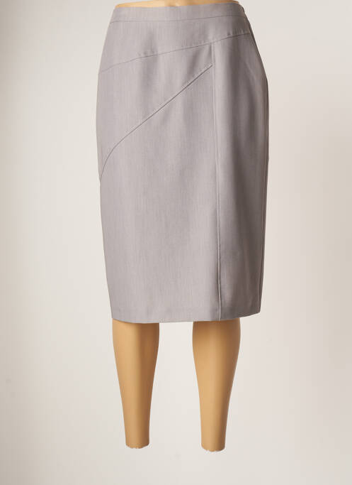 Fustă midi gri GRIFFON femeie