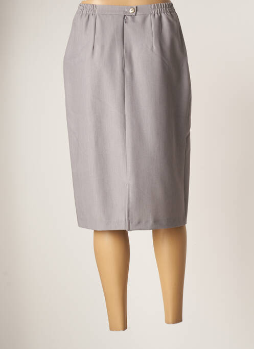 Fustă midi gri GRIFFON femeie