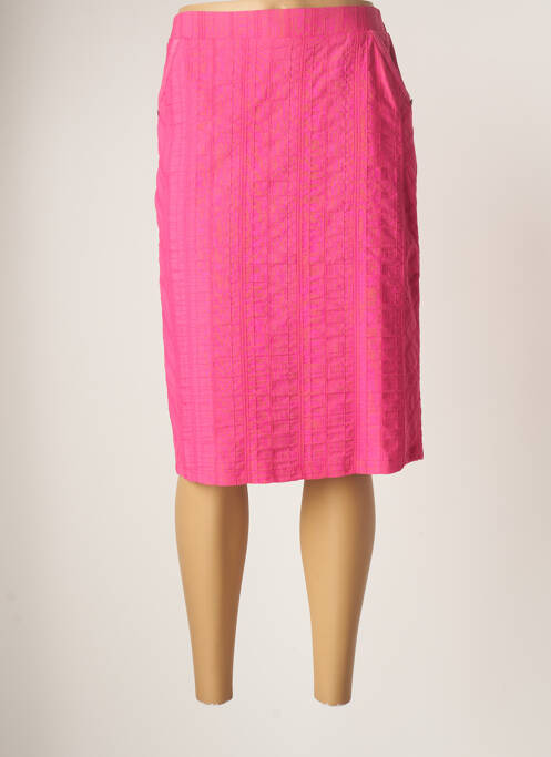 Fustă midi roz GRIFFON femeie