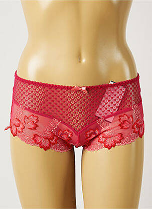 Shorty efect material satinat roz AUBADE femeie