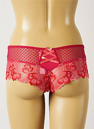 Shorty efect material satinat roz AUBADE femeie