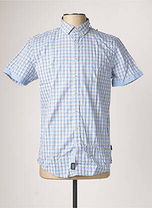 Cămașă cu mâneci scurte albastru IZAC bărbat