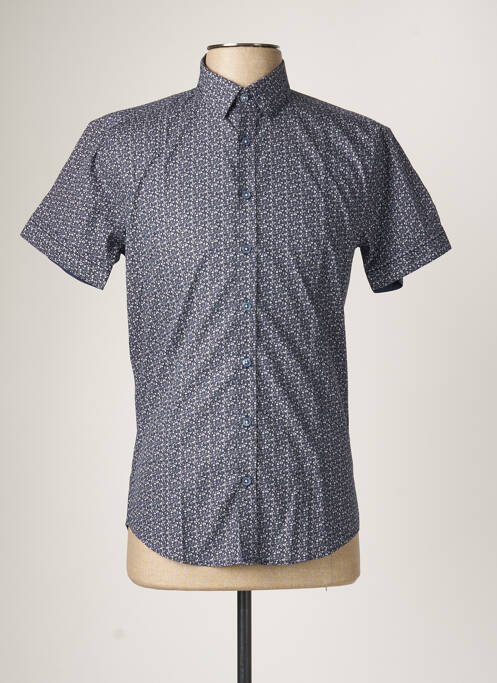 Cămașă cu mâneci scurte albastru IZAC bărbat