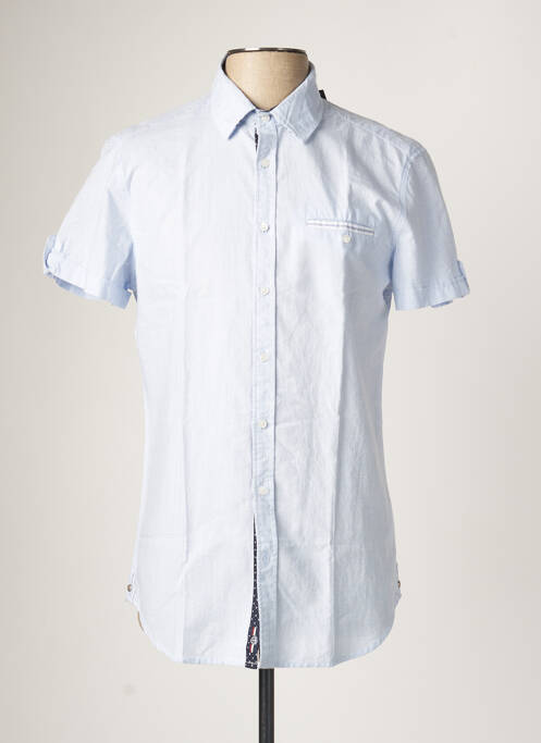 Cămașă cu mâneci scurte albastru IZAC bărbat