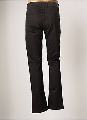 Pantalon slim țesătură poplin mărime normală negru IZAC bărbat