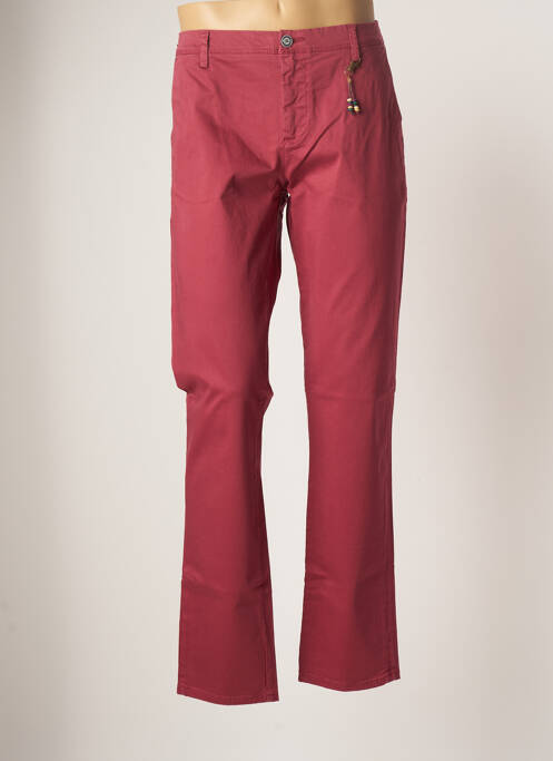 Pantalon chino roșu IZAC bărbat
