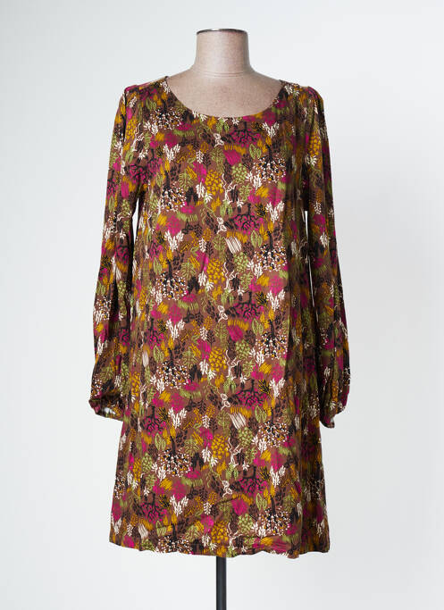 Rochie midi maro LOLA ESPELETA femeie