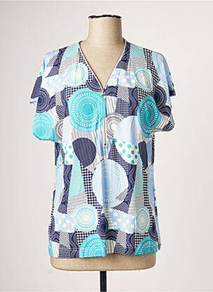 Top albastru GRIFFON femeie