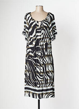 Rochie midi negru FRED SABATIER femeie