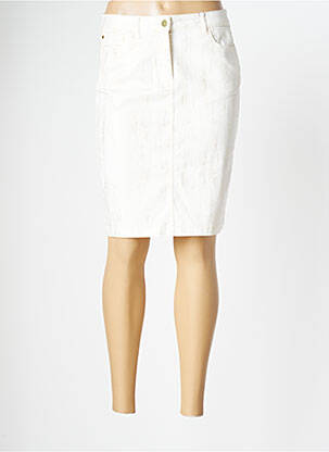 Fustă midi bej JULIE GUERLANDE femeie