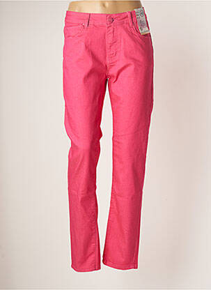 Pantalon slim roz QUATRE VINGT JOURS femeie